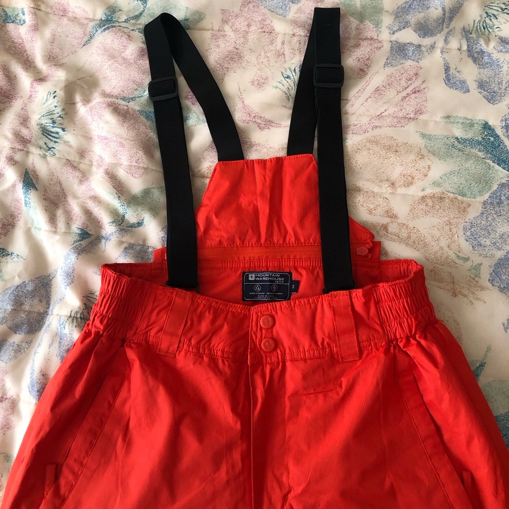 Ski Jumpsuit Safety Orange - Adult Small